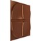 Ekena Millwork 19 5/8in. W x 19 5/8in. H Edmund EnduraWall Decorative 3D Wall Panel Covers 2.67 Sq. Ft. WP20X20EUBCO - alternate 2